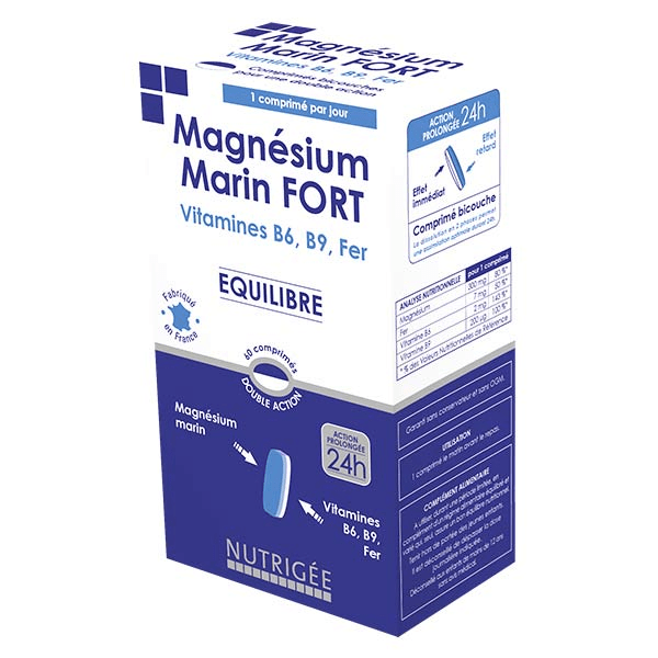 Magnésium Marin Fort 60 comprimés bicouches