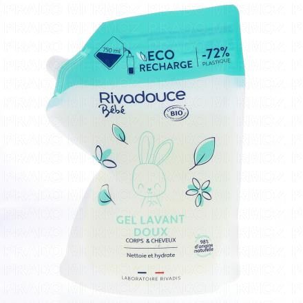 Gel lavant bébé bio recharge 750ml