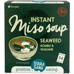 Instant Miso Soup Seaweed Bio Organic 4 Sachets