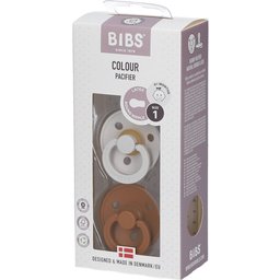 Bibs® Couleur Tétines Noisette - Fleur 0 - 6 mois Taille 1