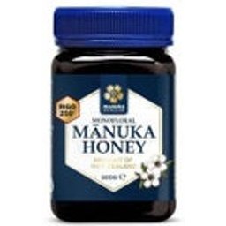 Miel de Manuka de Nouvelle Zélande Mgo Monofloral 250+ 500g