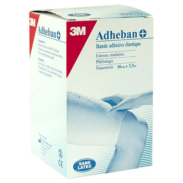 Adheban Bande Adhésive Elastique 10cm x 2,5m