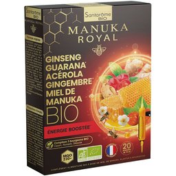Manuka Royal – Énergie bio avec gingembre, guarana et acerola