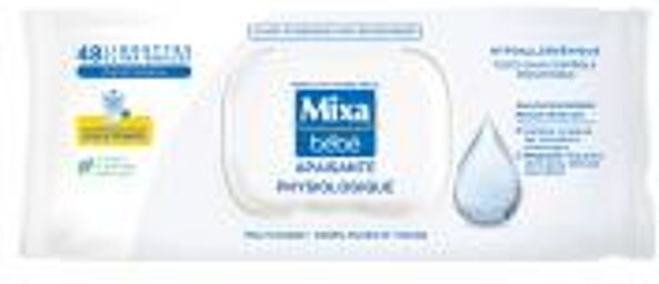 Bébé Lingettes Apaisantes Physiologiques Multi-Usage 48 Lingettes - Sachet 48 lingettes