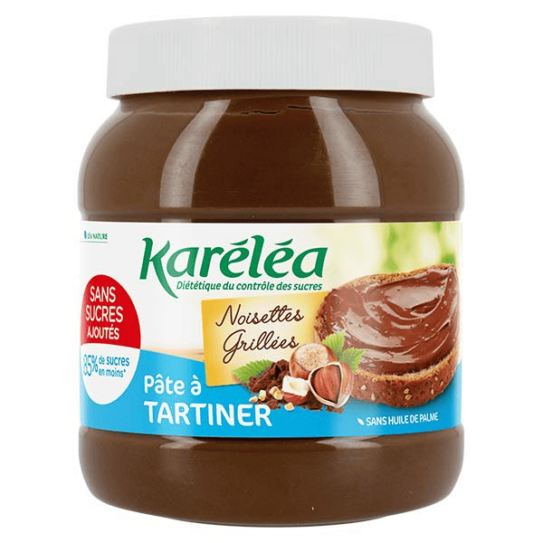 Chocolat Sans Sucres Ajoutés Pâte à Tartiner Noisettes Cacao 750g