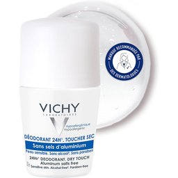 Déodorant 24H actif anti-odeur d'origine naturelle toucher sec - Roll-on