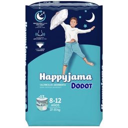 Fraldas Happyjama Boy Tamanho 8 27-57kg 13 Unidades