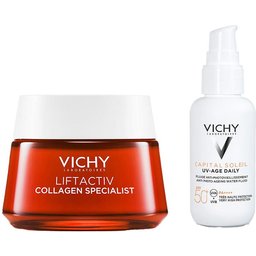 Liftactiv Collagen Specialist Crème de jour + Capital Soleil Uv-Age Daily Spf50+