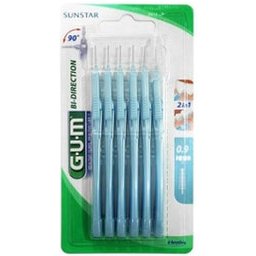 Brossette Interdentaire Bi-Direction 90° 0,9mm 6 Unités