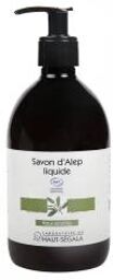 Savon Alep Liquide 20% Huile de Baies de Laurier Biologique - Flacon-Pompe 500 ml