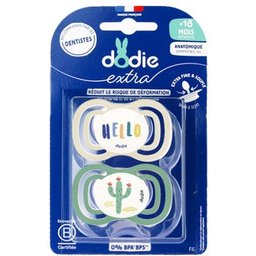 Extra Sucette Anatomique +18M F6 Vert 2 uts