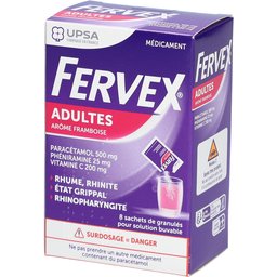 Fervex Adultes Framboise - Sachet