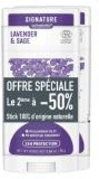 Signature Déodorant Stick Lavande et Sauge Lot de 2 x 75 g - Lot 2 x 75 g