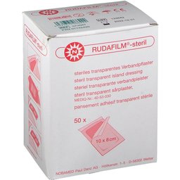 Noba RUDAFILM®-steril Transparant 10 x 8 cm