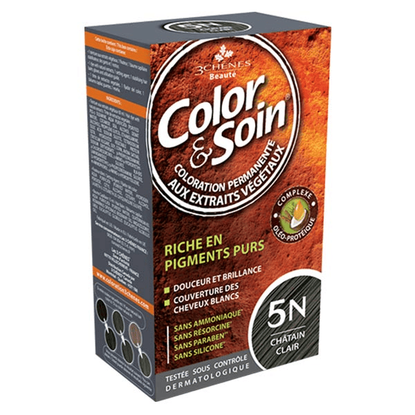 Color & Soin Coloration Permanente N°5N Châtain Clair