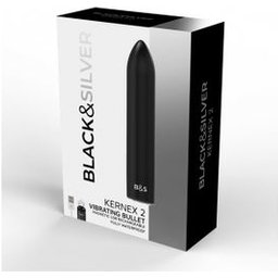 Blacksilver Vibrating Bullet Kernex 2 Black 1pc