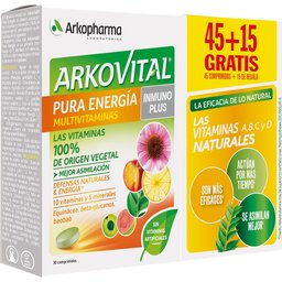 Arkovital Pack Pure Energy Immunoplus 2x30caps
