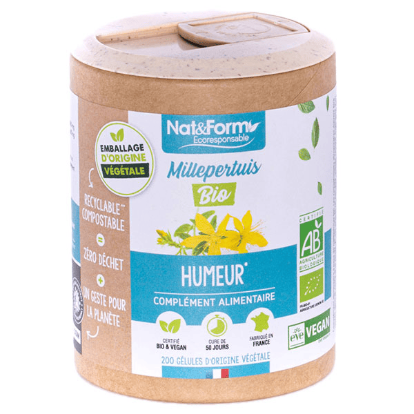 Écoresponsable Millepertuis Bio 200 gélules