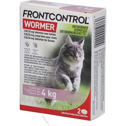 Frontcontrol Wormer 230mg/20mg Chat