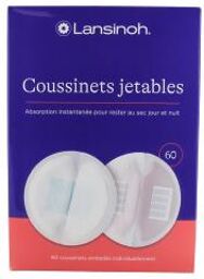 Coussinets d'Allaitement Jetables 60 Unités - Boîte 60 coussinets d'allaitements jetables