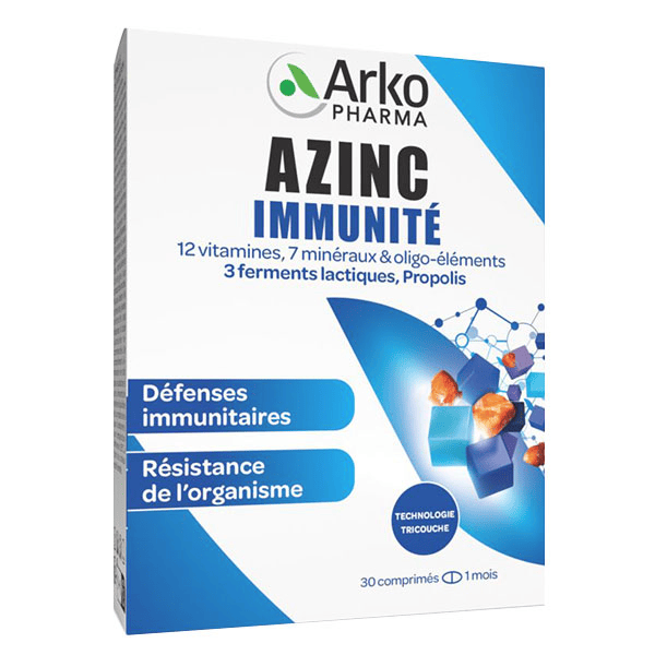 Azinc Immunité 30 comprimés