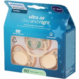 Ultra Air Sucette +0m 3pack