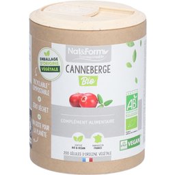 Nat&Form Canneberge Bio en gélules 200 gélules