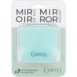 Vitry Cartel Miroir de Sac Carre Vert 8.5cm x7 1 Unité