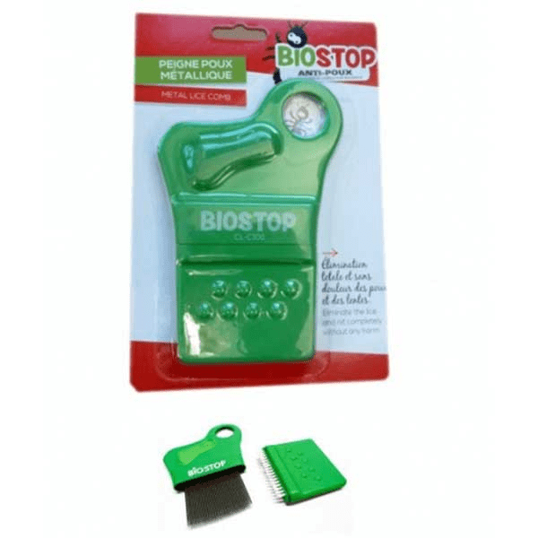Anti-Poux Peigne Métalique avec Loupe