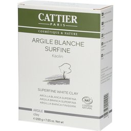Argile Blanche Cattier, Argile Blanche Surfine, Bt 200 G