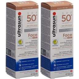 Gel solaire anti-âge visage Spf50+