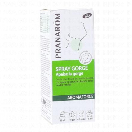 Aromaforce spray gorge bio 15ml