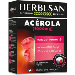 Herbesan® Acérola Vitamine C – Goût Fruits Rouges