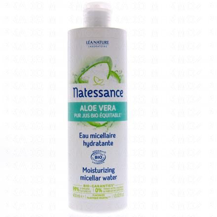 Eau micellaire hydratante Aloé vera bio 400ml