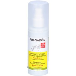 Pranarōm Aromapic Spray lacté Répulsif anti-moustiques & tiques