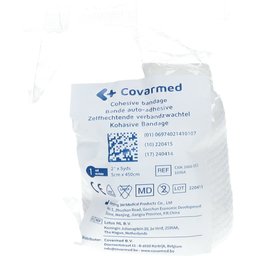 Bandage Cohésif 5 cm x 4,5 m Blanc