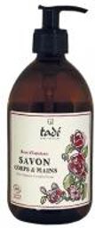 Tadé Savon Liquide Rose d'Ispahan Bio 500 ml - Flacon-Pompe 500 ml