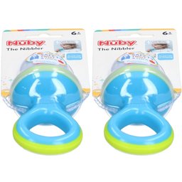 Nûby Tétine alimentaire avec capuchon aqua