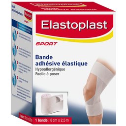 bande adhésive élastique 2,5m x 8cm