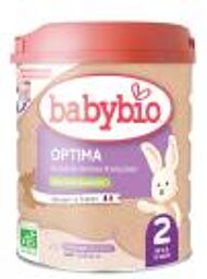 Optima 2 au Lait de Fermes Françaises de 6 à 12 Mois Bio 800 g - Boîte 800 g
