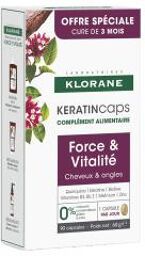 Keratin Caps Lot de 3 x 30 Unités - Lot 3 x 30 capsules