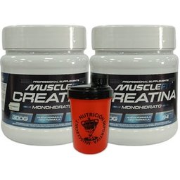 Pack Creapure Creatina Monohidrato Micronizada 2x300g + Shaker