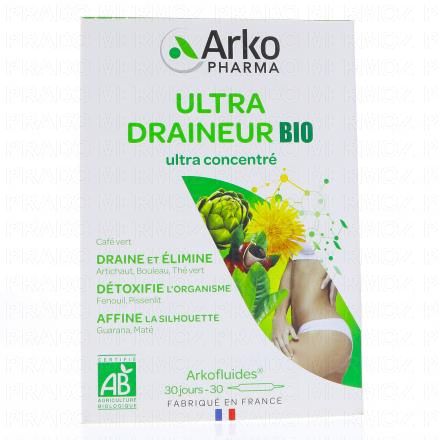 Arkofluides - Ultra draineur bio x30 Ampoules