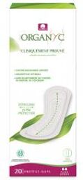 Protège-Slips Coton Bio Gots Extra Long Bte 20 - Boîte 20 protège-slips