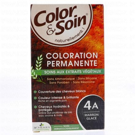 LES 3 CHÊNES Beauté Color & Soin Coloration permanente aux extraits végétaux teinte 4A