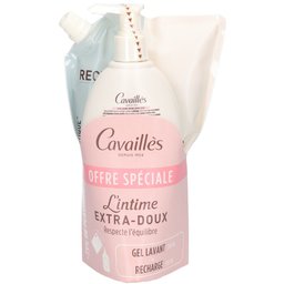 Cavaillès L'Intime Extra-Doux Gel Lavant + Recharge