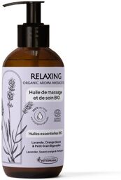 Huile de Massage Relaxing - Lavande, Orange douce, Petitgrain - 250ml