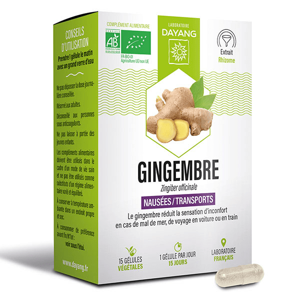 Gingembre Bio 15 gélules