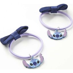 Stitch Hair Elastics Lasso 7.4x12.5x2cm 2uts