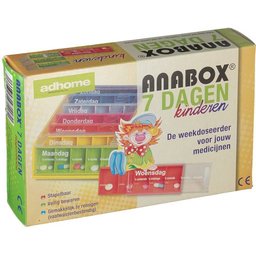 Boîte À Pilules Pour Enfants 7 Jours Arc-En-Ciel